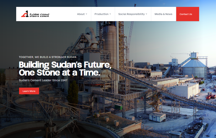 Website after redesign