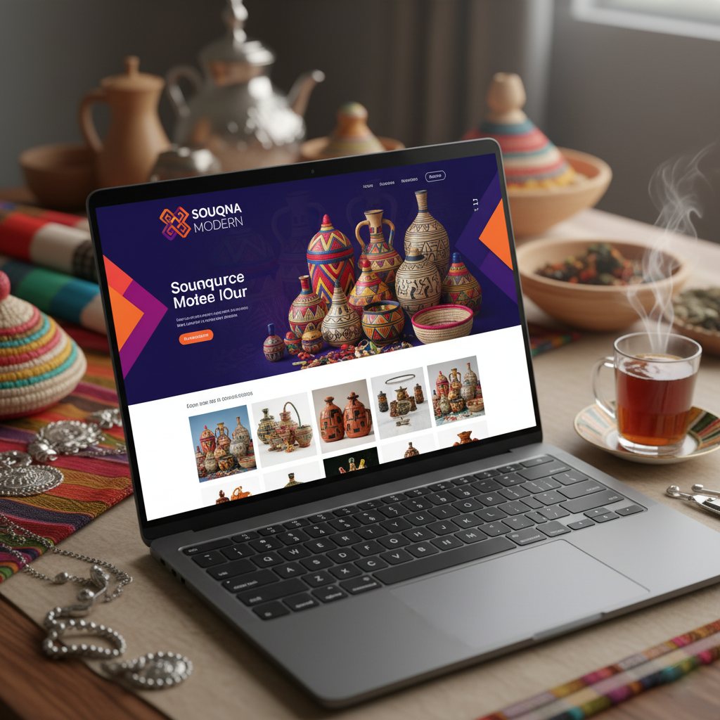 E-commerce website for Souqna Modern